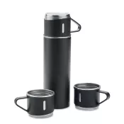 Termos dwuścienny 420 ml z 2 kubkami SHARM
