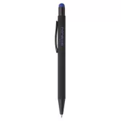 niebieski - Długopis metalowy z kolorowym grawerem Pearly