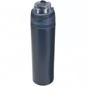 Bidon na wodę Theron 800 ml z jednowarstwowej stali nierdzewnej pochodzącej z recyklingu, certyfikowanej zgodnie z RCS, z pok