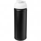 Biały-Czarny - Bidon Baseline® Plus o pojemności 750 ml z wieczkiem zaciskowym i uchwytem