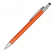pomarańczowy - Długopis reklamowy metalowy BOND Touch Pen