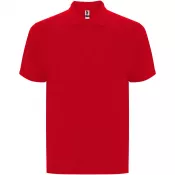 Czerwony - Centauro Premium koszulka polo unisex z krótkim rękawem