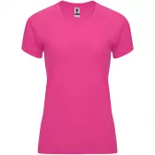 Pink Fluor - Damska koszulka techniczna 135 g/m² ROLY BAHRAIN WOMAN 0408