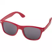 Czerwony - Okulary przeciwsłoneczne z plastiku PET z recyklingu Sun Ray