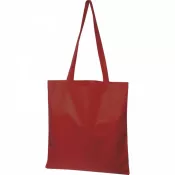 bordowy - Torba non woven 80 g/m2 LUDWIK