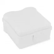 biały - Lunchbox w kształcie kanapki