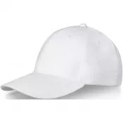 Biały - 6-panelowa czapka Davis