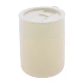 naturalny - Ceramiczny kubek podróżny pokryty silikonem 300 ml Liberica