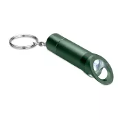 Brelok latarka LED z otwieraczem LITOP Ciemnozielony