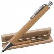 brązowy - Długopis drewniany IPANEMA