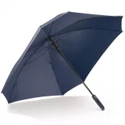 ciemnoniebieski - Parasol automatyczna w kształcie kwadratu przekątna 120 cm