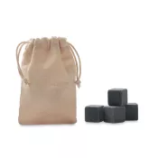 Kamienne kostki lodu 4 szt. w etui ROCKS