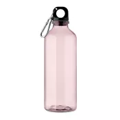 Butelka z RPET z karabińczykiem 500 ml MOSS RE500 Przezroczysty Rózowy