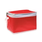 Torba chłodząca na 6 puszek 80 g/m² PROMOCOOL Czerwony