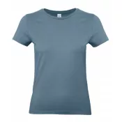 Stone Blue (460) - Damska koszulka reklamowa 185 g/m² B&C #E190 / WOMEN