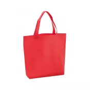 czerwony - Torba reklamowa z Non-Woven 80 g/m² SHOPPER