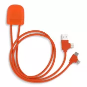 pomarańczowy - Xoopar Ice-C GRS Charging cable