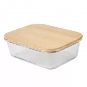 Pudełko na lunch z bambusową pokrywką : pojemność ok. 350 ml