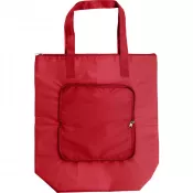 czerwony - Składana torba termoizolacyjna, torba na zakupy