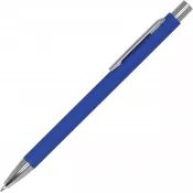 niebieski - Długopis metalowy soft touch GIORGIO