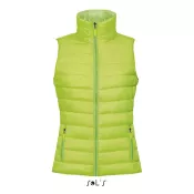 Kamizelka pikowana damska Sol's WAVE WOMEN Neon Lime