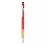 czerwony - Bonnel długopis dotykowy