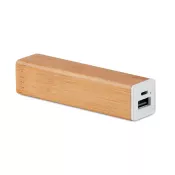 Powerbank w bambusowej obudowie 2200 mAh POWERBAM