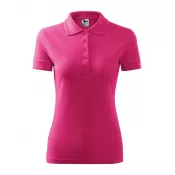 Czerwień purpurowa - Damska koszulka polo 200 g/m² PIQUE  POLO 210