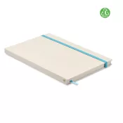 Notes A5 z recyklingu 80 kartek w linię MITO NOTE Turkusowy