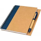 granatowy - Notes A5 z czystymi stronami z papieru z recyklingu RAVENNA