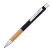 czarny - Długopis aluminiowy