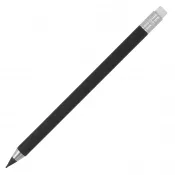 czarny - Długopis bez tuszu z gumką