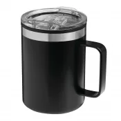 czarny - Kubek termiczny z podwójną izolacją STYLEMUG