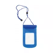 niebieski - Tamy wodoodporny pokrowiec na telefon