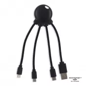 czarny - 2087 | Xoopar Octopus Charging cable