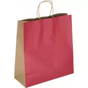 Torba papierowa duża 120 g/m2 GUS bordowy