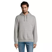 Bluza męska z kapturem 280 g/m² Sol's SPENCER Szary Melanż 2