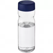 Niebieski-Przezroczysty - H2O Eco Base screw cap water bottle 650 ml