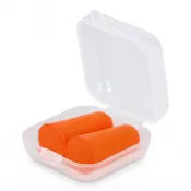 pomarańczowy - Zatyczki do uszu z pianki PU, zgodne z normą EN 352-2, SNR 37 dB