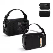 Radio awaryjne Philips TAR1609 z analogowym tunerem FM/AM i latarką