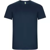 Navy Blue - Imola sportowa koszulka dziecięca z krótkim rękawem