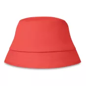 Kapelusz bucket bawełniany 160 g/m² BILGOLA Czerwony