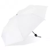 biały - Składany parasol Congo 190T Pongee 21"