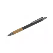 czarny - Długopis metalowy KUBOD