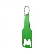 zielony - Brelok do kluczy, otwieracz do butelek "butelka"