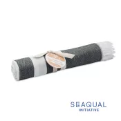 Ręcznik hammam SEAQUAL® 100x170 cm 300 g/m² WAVE Szary