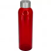czerwony - Butelka szklana 500 ml EUGEN