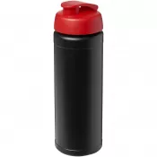 Czarny-Czerwony - Bidon Baseline® Plus o pojemności 750 ml z wieczkiem zaciskowym