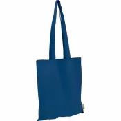granatowy - Torba bawełniana z długimi uszami 180g/m2 z materiałów z recyklingu GLEN