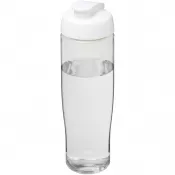 Biały-Przezroczysty - Bidon H2O Tempo® o pojemności 700 ml z wieczkiem zaciskowym